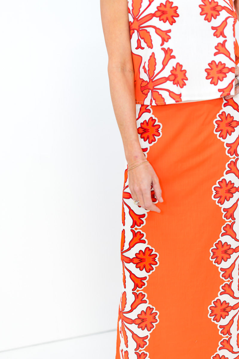 Blake Top in Cherry Fire