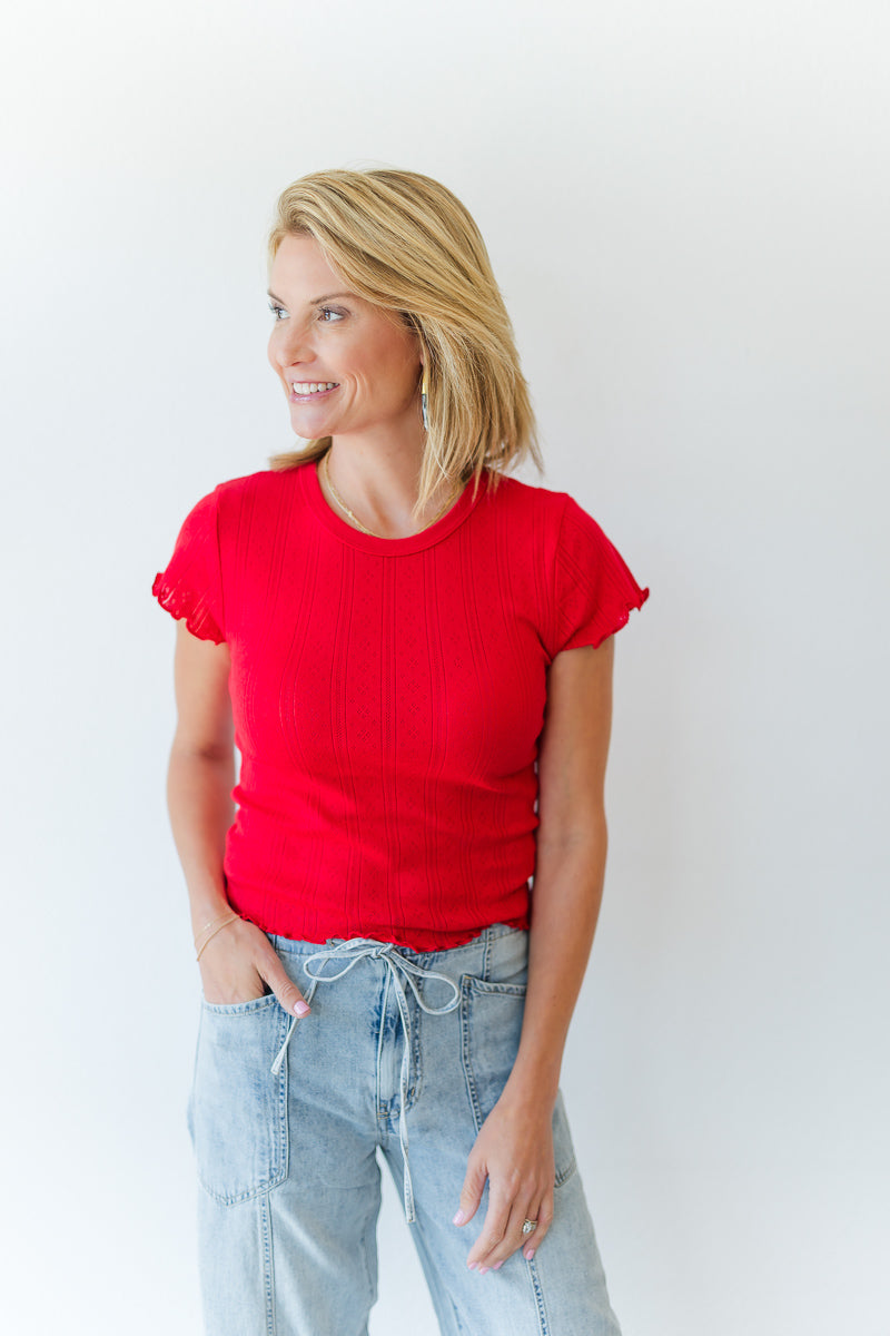 Lily Baby Tee in Cherry