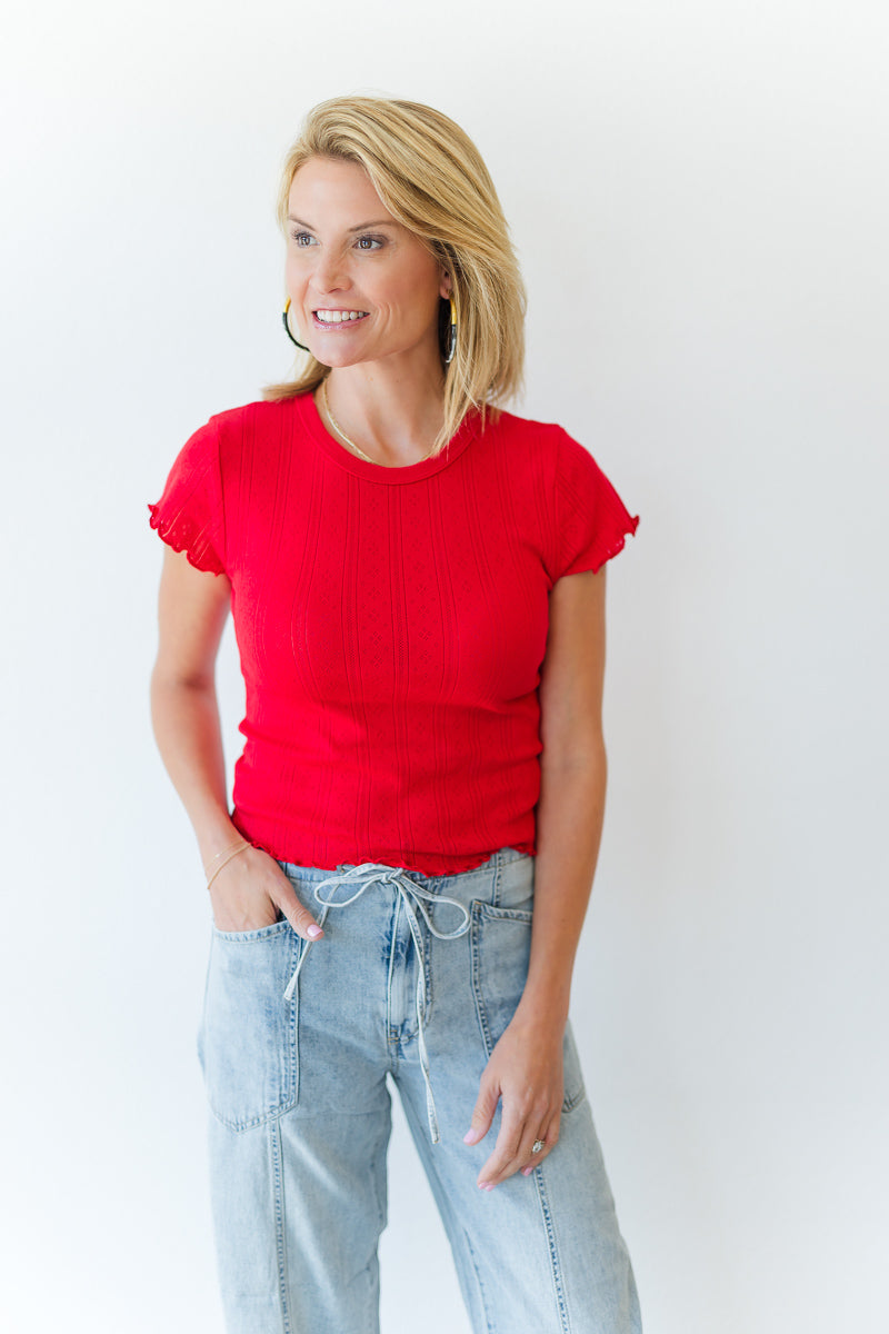 Lily Baby Tee in Cherry