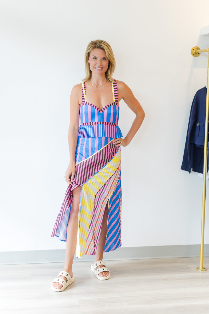 FINAL SALE Souci Skirt in Stripe