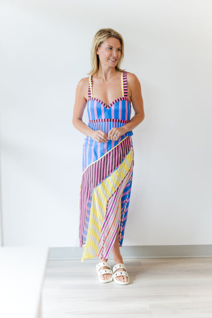 FINAL SALE Souci Skirt in Stripe