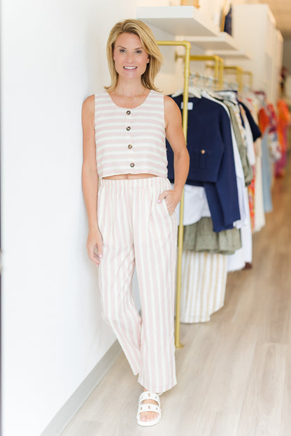 Flynn Pant in Tennis Blush