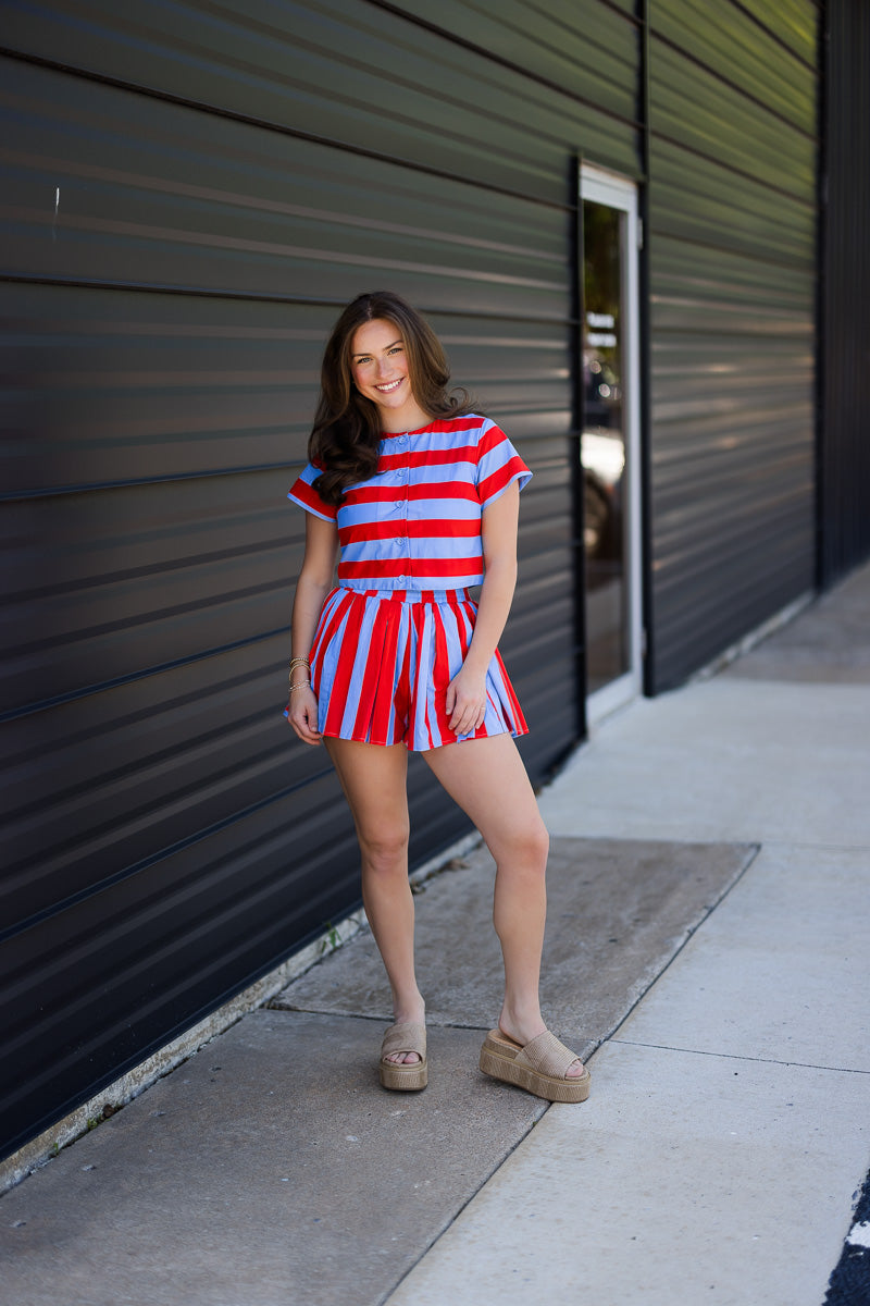 Marley Sorrento Stripe Skort