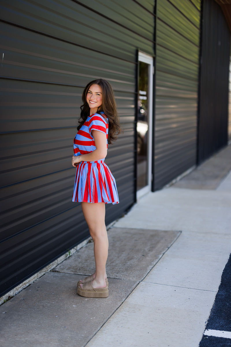 Marley Sorrento Stripe Skort