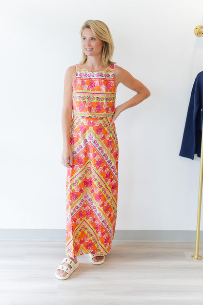 Anita Skirt in Rosebud Ribbon Stripe