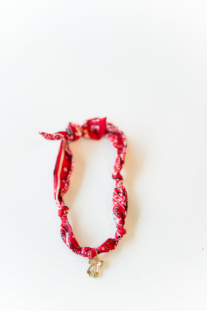 Bow Bandana Scarf Necklace