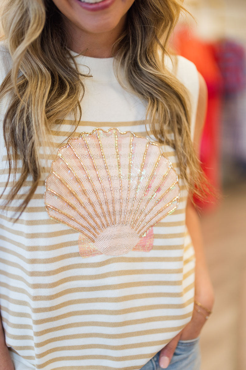 Tracy Seaside Glow Shell Tank