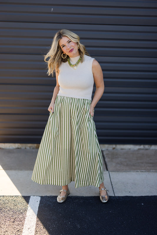 Mandy Mock Neck Maxi Dress