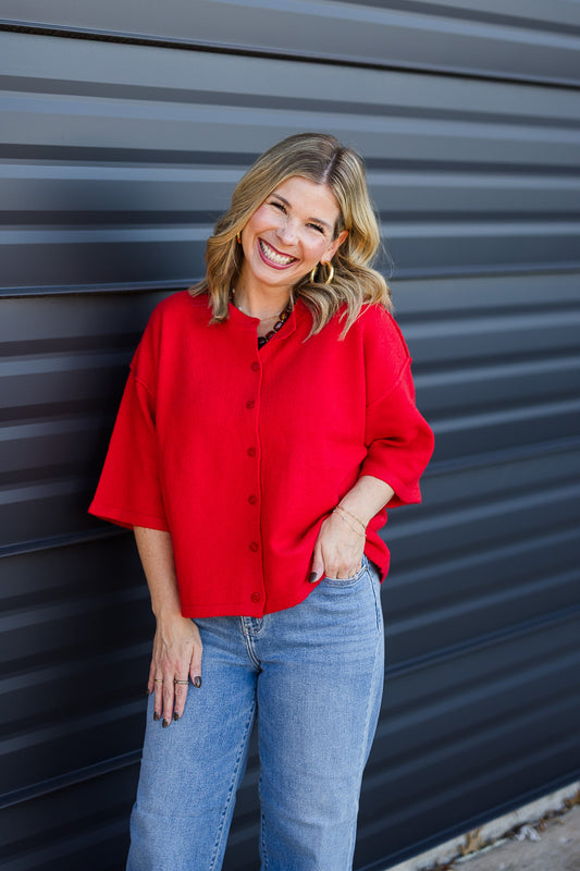 Iris Drop Shoulder Cardigan