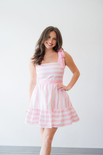 Blush Breeze Twirl Dress