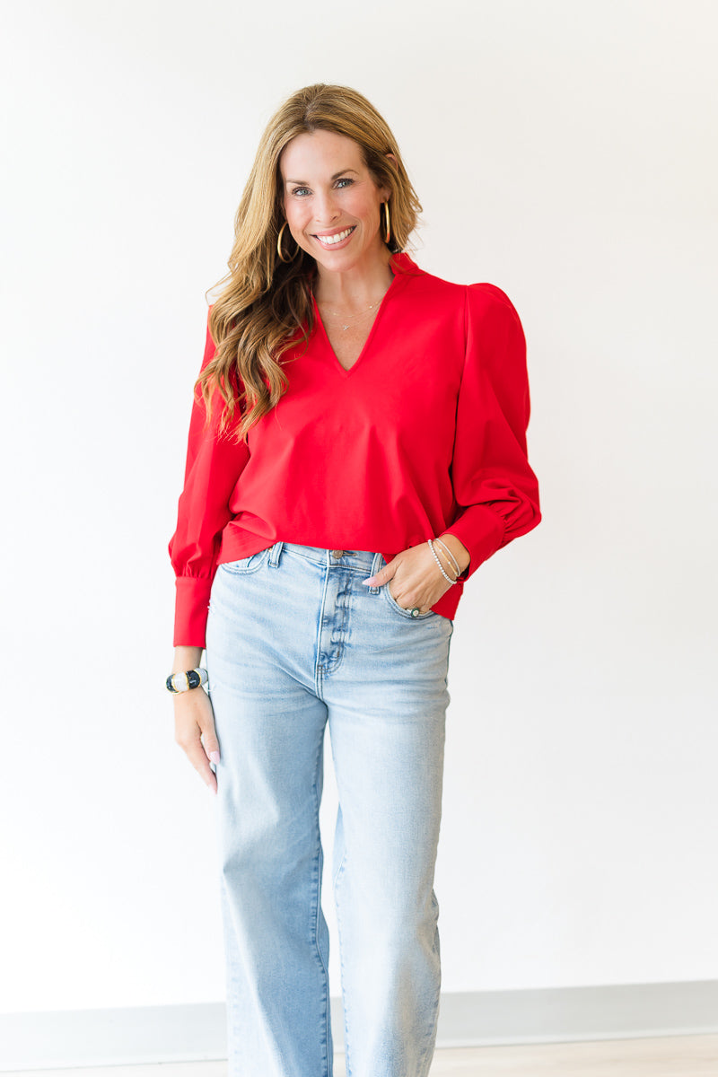 Hampton Top in High Risk Red