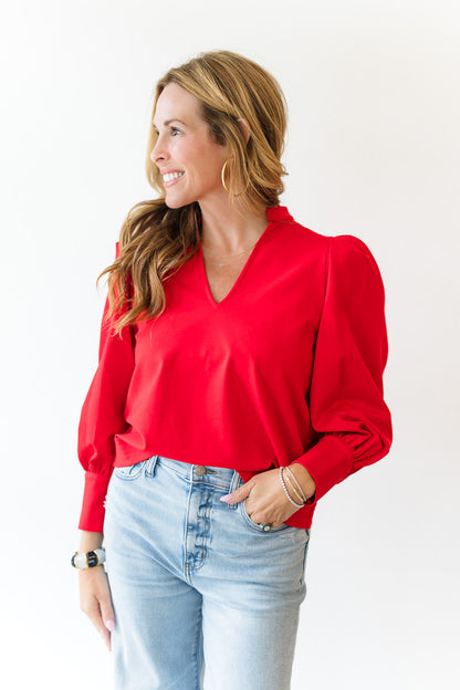 Hampton Top in High Risk Red