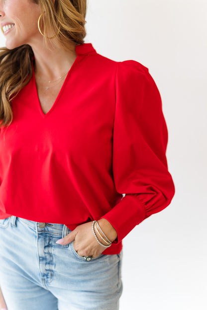 Hampton Top in High Risk Red