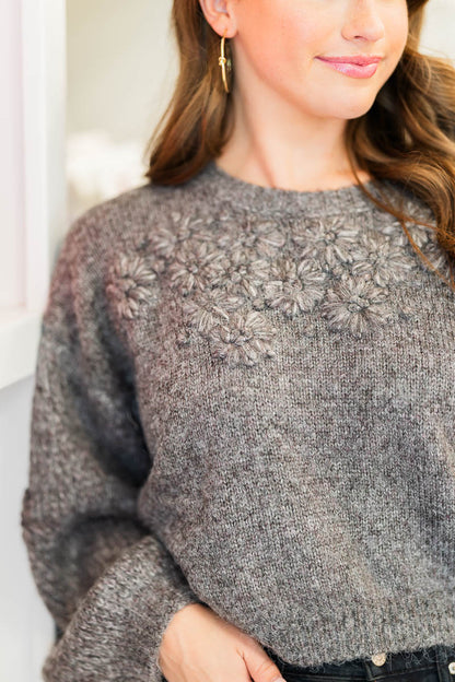 FInal Sale Cynthia Sweater in Charcoal