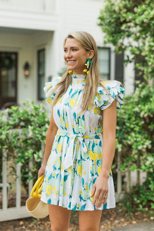 Jasmine Mini Dress in Sorbet