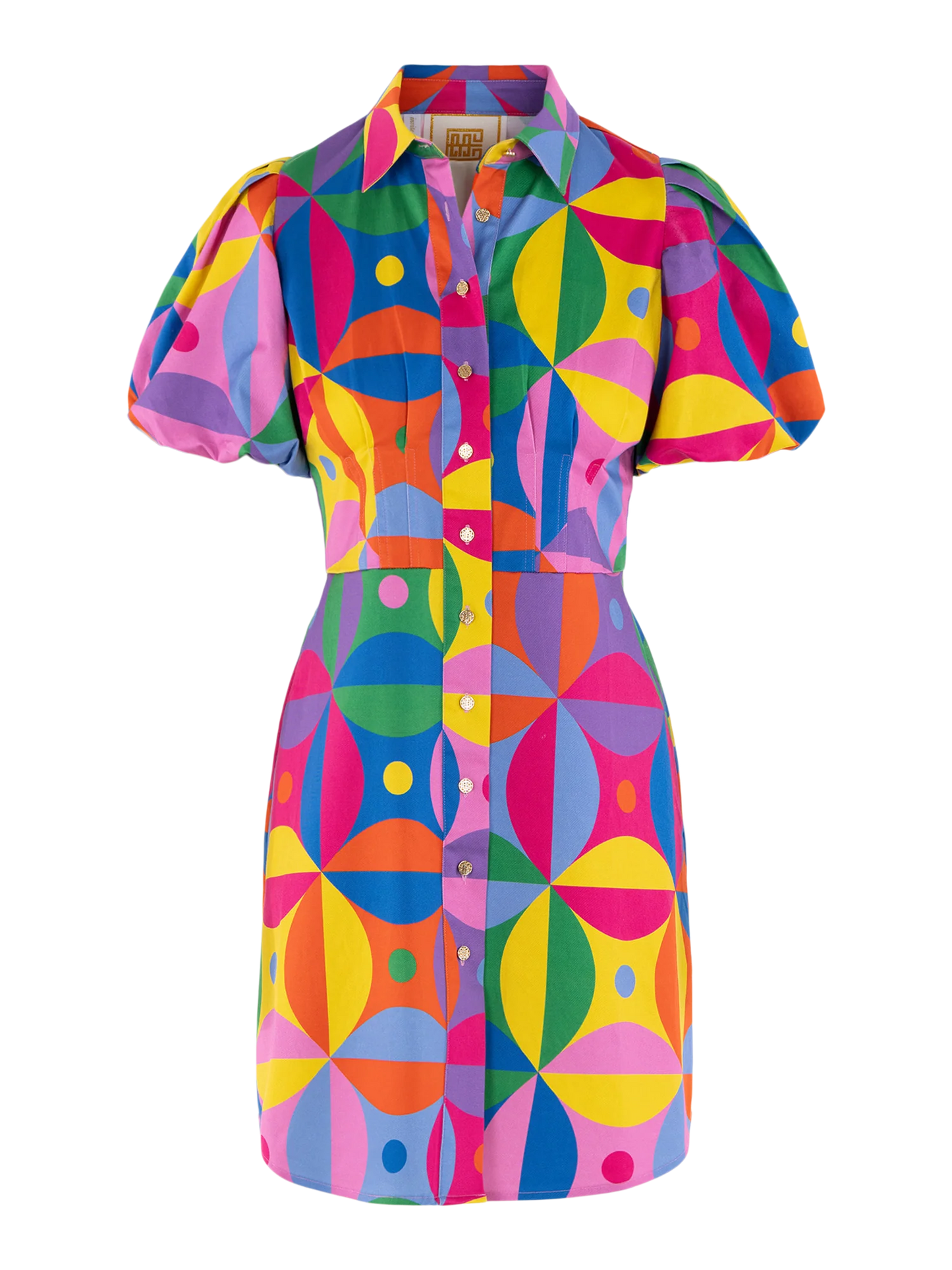 Britt Dress in Floral Prism