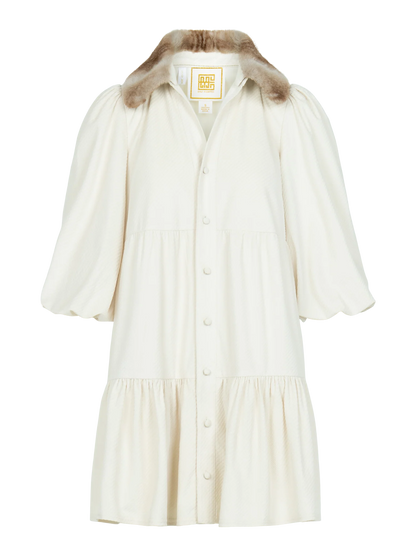 Sadie Dress in Winter White