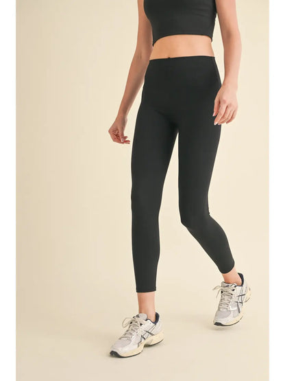 Black Aligned High-Rise Leggings