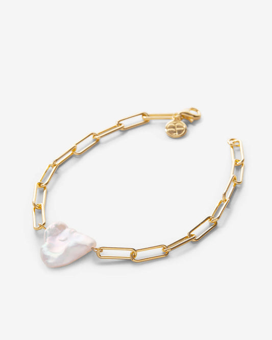 Abigail Grit Pearl Bracelet