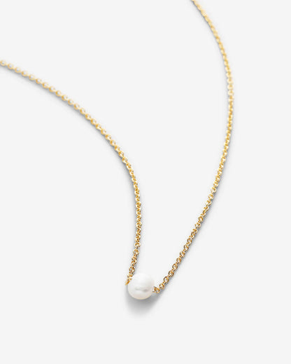 Grit Necklace in Unique Pearl