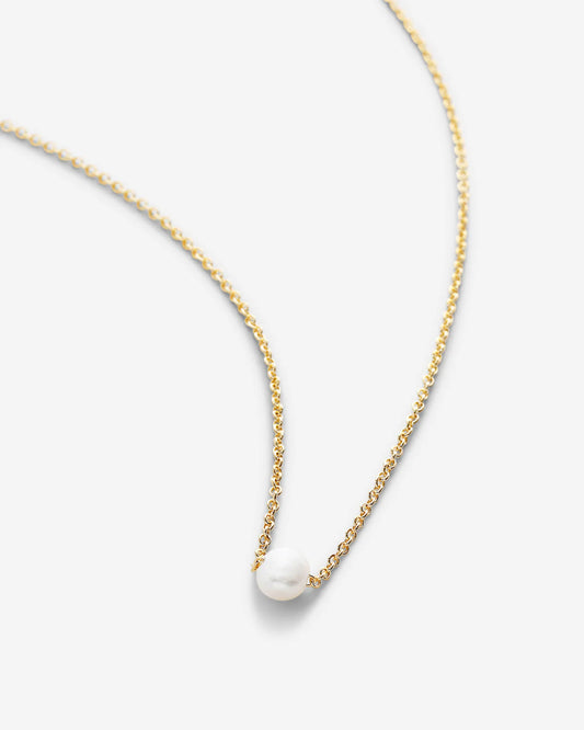 Grit Necklace in Unique Pearl