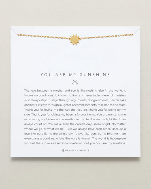 You're My Sunshine Icon Necklace