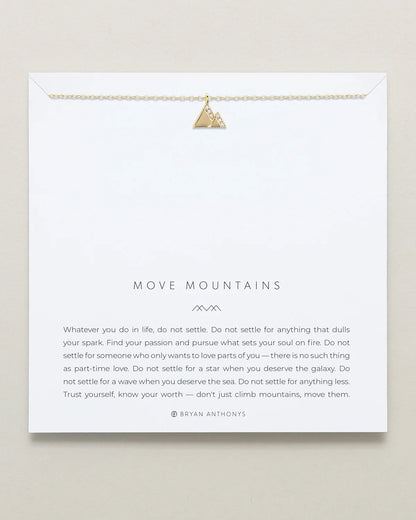 Move Mountains Pendant Necklace