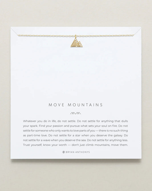 Move Mountains Pendant Necklace