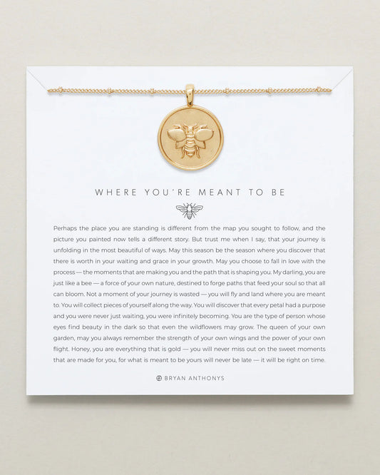 Where You're Meant to Be Necklace