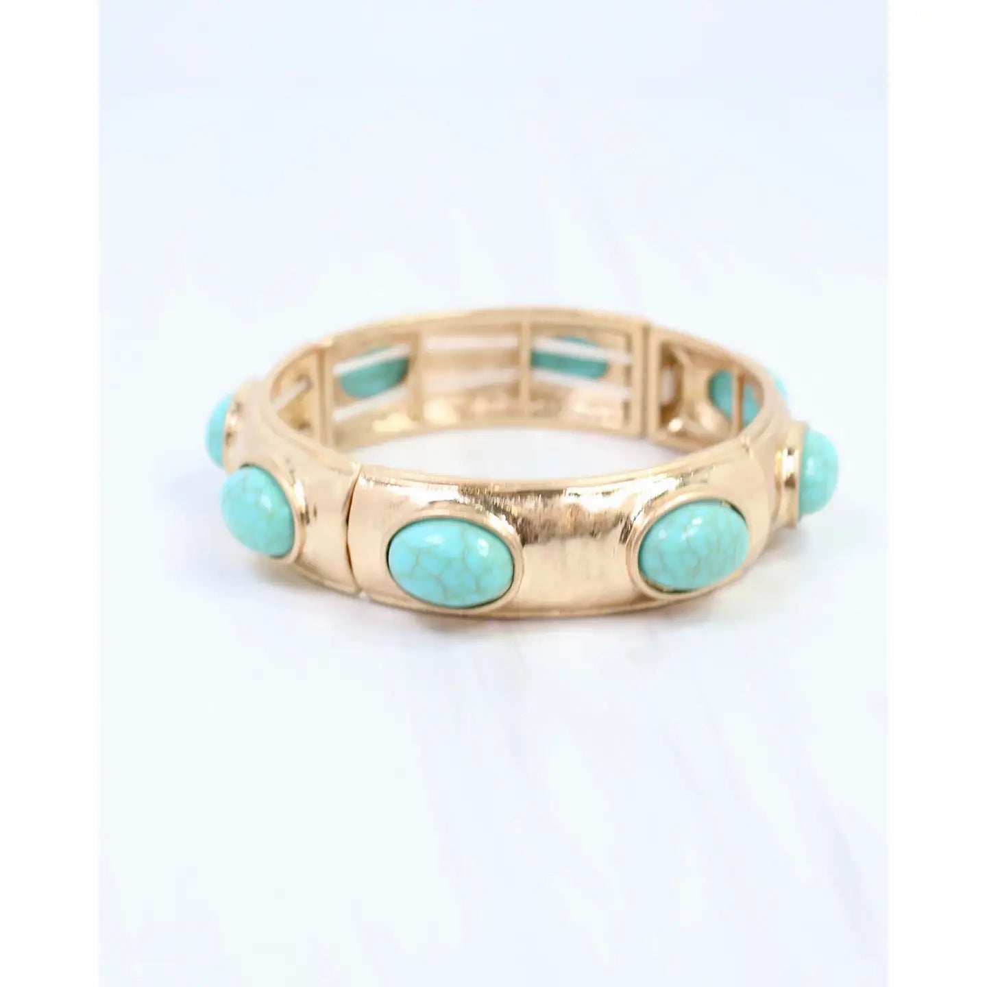 Turquoise Hallie Stretch Bracelet