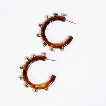 Candy Gem Hoop