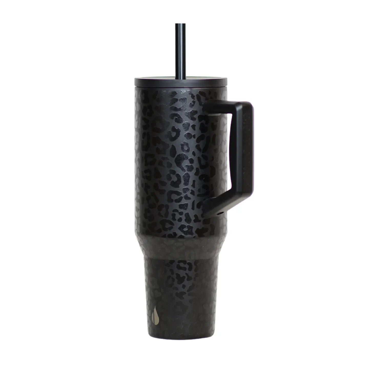 Black Leopard 40oz Tumbler