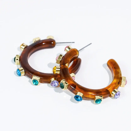Candy Gem Hoop