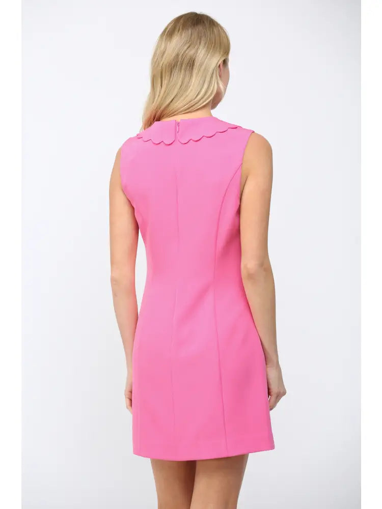 Scalloped Peter Pan Collar Dress