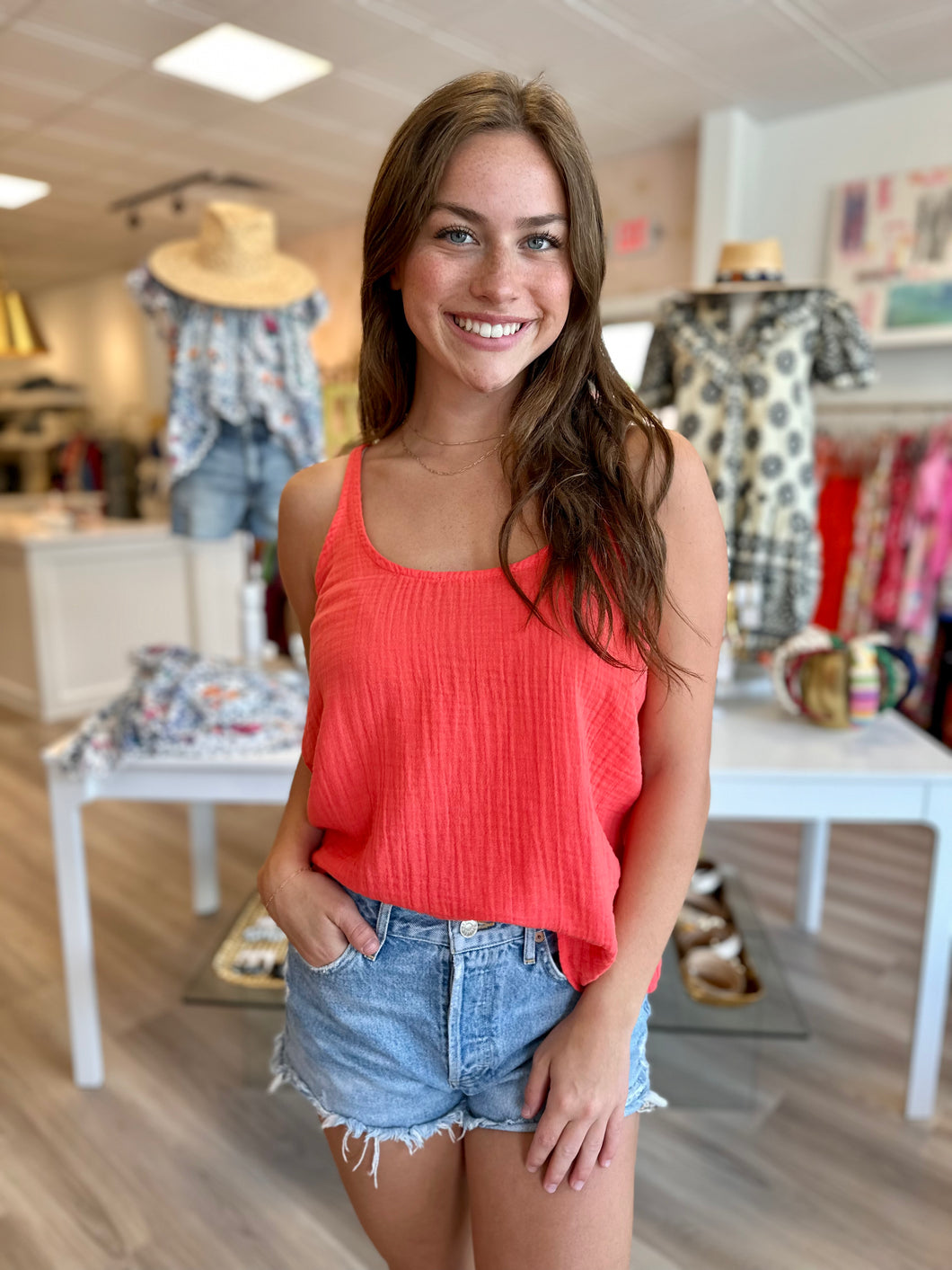 Solid Coral Tank