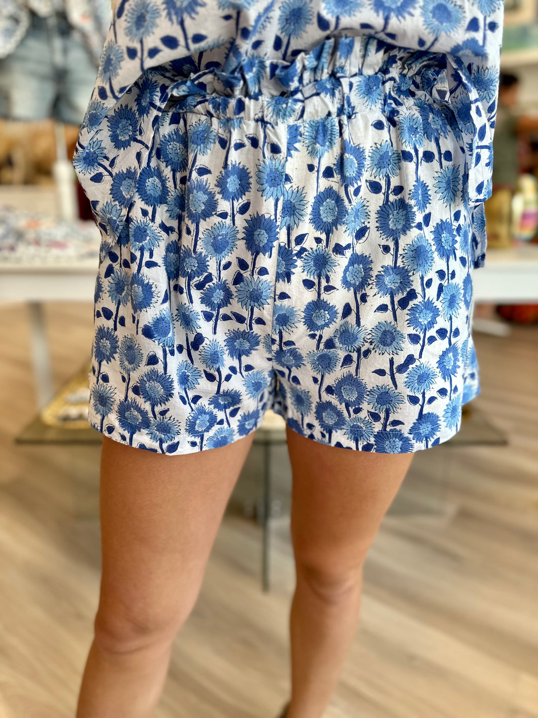 Ruby Short in Blue Poppy