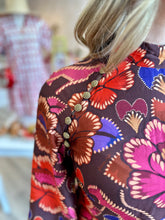 Load image into Gallery viewer, Bright Flora Long Sleeve Mini Dress
