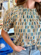 Load image into Gallery viewer, Daisy Top in City Block
