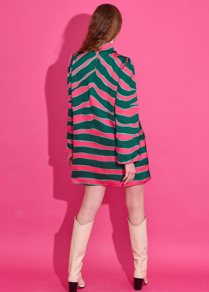 FINAL SALE Emery Dress in Ziggy Palm