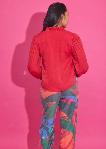 Phoebe Top in Lipstick