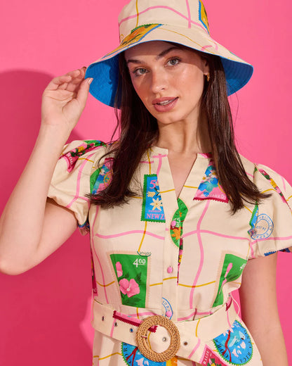 Blakely Dress in Postcard