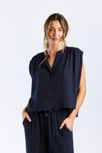 Load image into Gallery viewer, Rita Shirt in Navy
