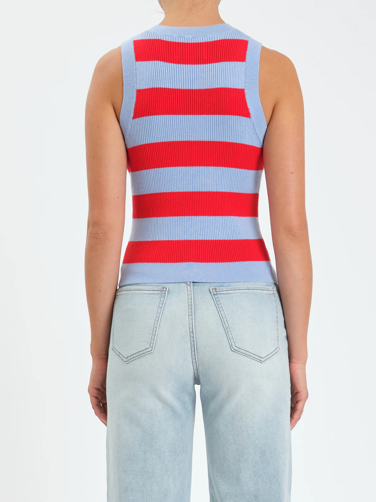 Flirty Top in Stripe Berry