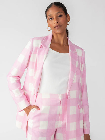 Sunday Short in Cotton Candy Gingham