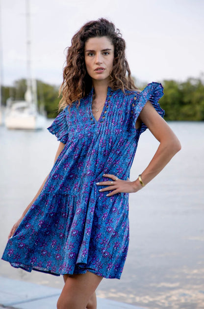 Paola Dress in Royal Blue