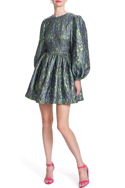 Divine Dress in Blue Green