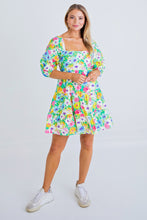 Load image into Gallery viewer, Bright Floral Tiered Dress
