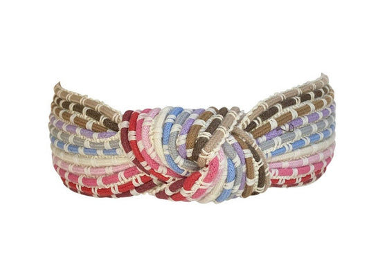 Sutton Headband in Cream Multi