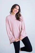 Load image into Gallery viewer, Blush Oversized Sweater Tunic
