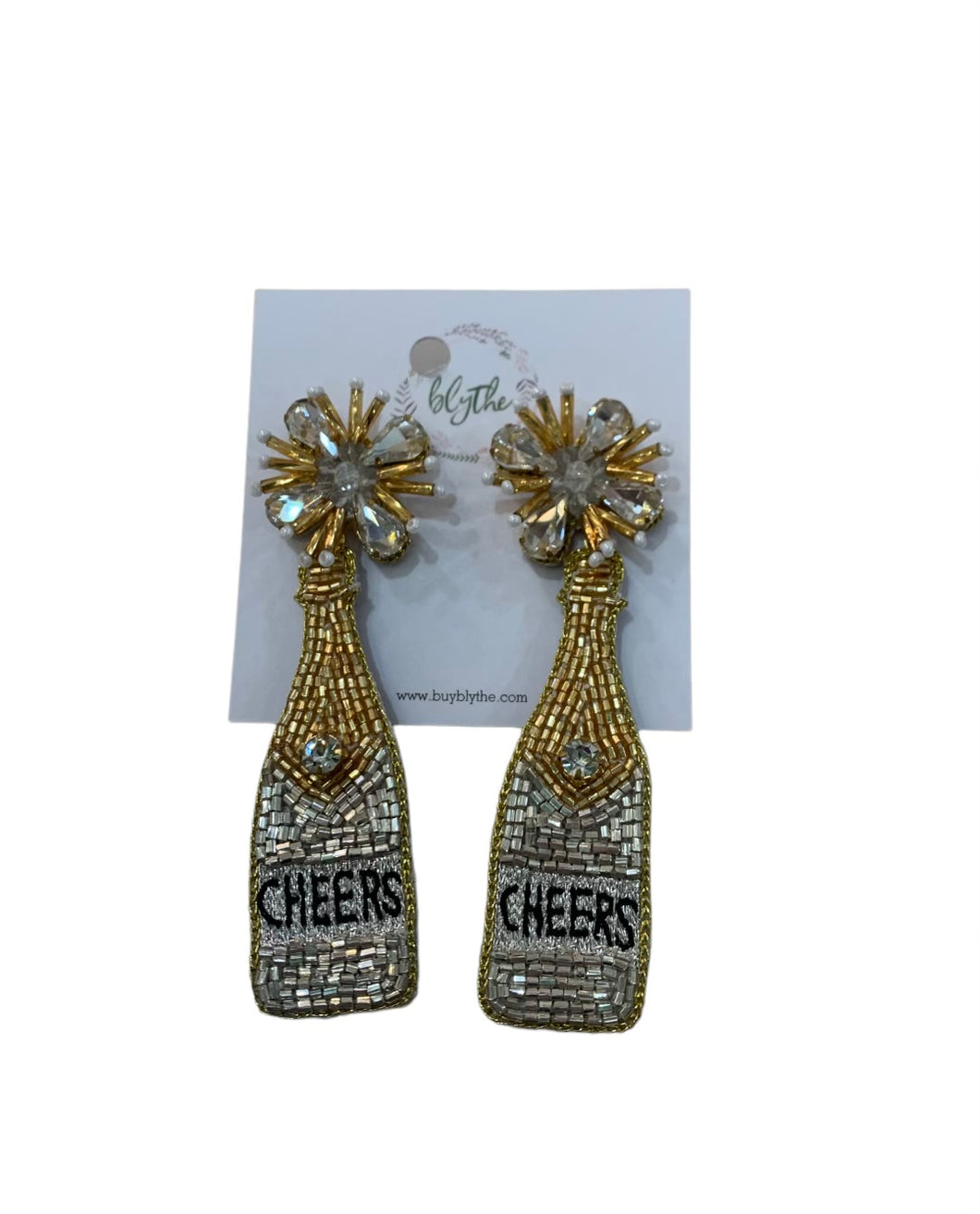 CHEERS Champagne Earring